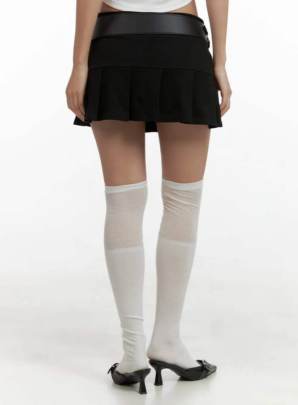 Pleated Mini Skirt CU407