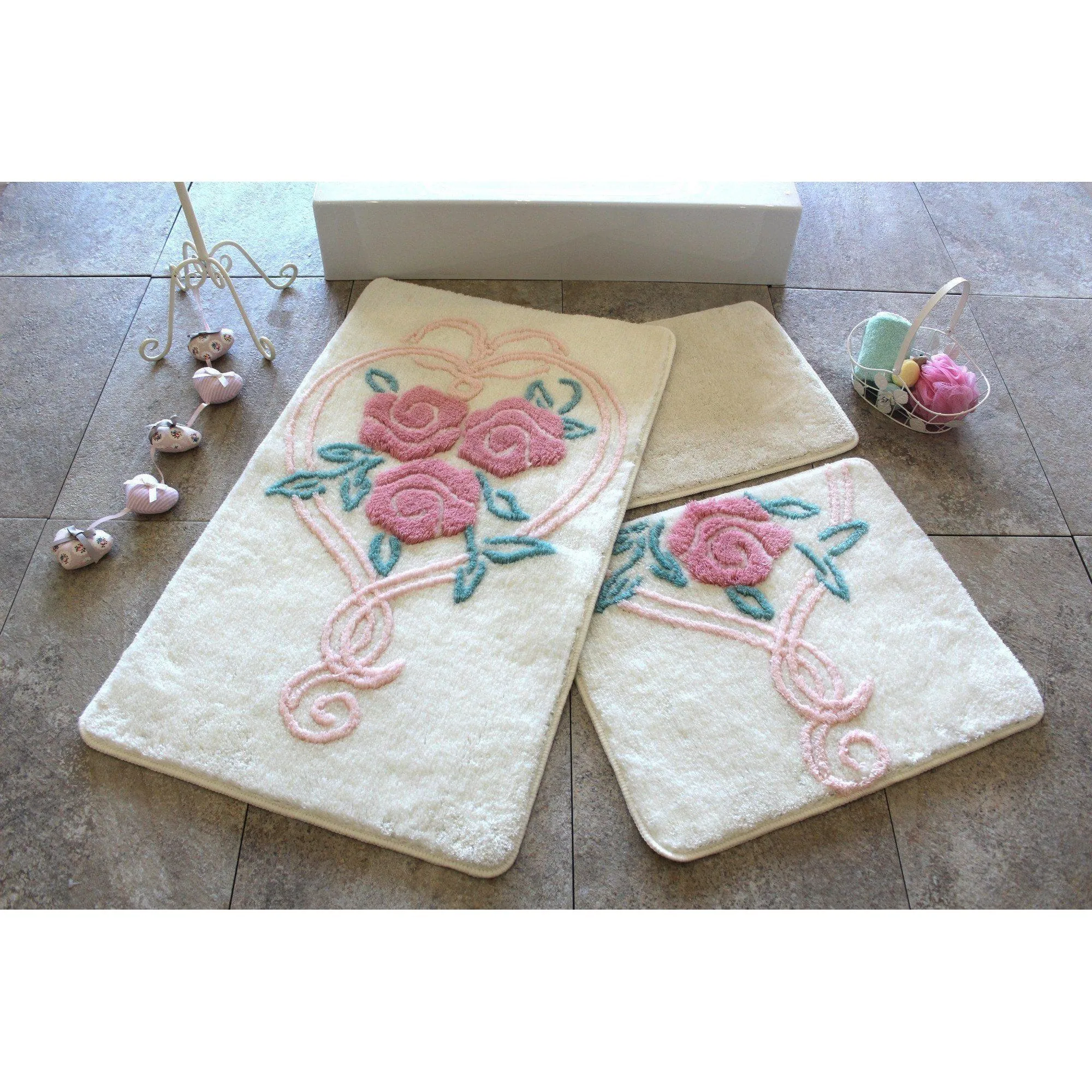 Riva - Ecru 12  Bath Mat