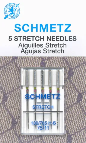 SCHMETZ stretch needles - 75/11 carded 5 pieces