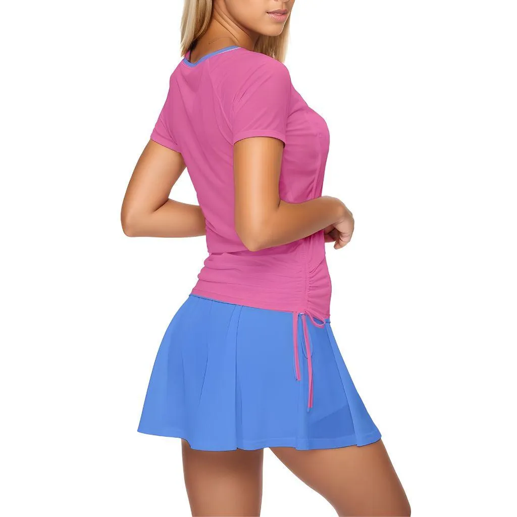 Sechia Two Tone Active Top Tee & Skort Set