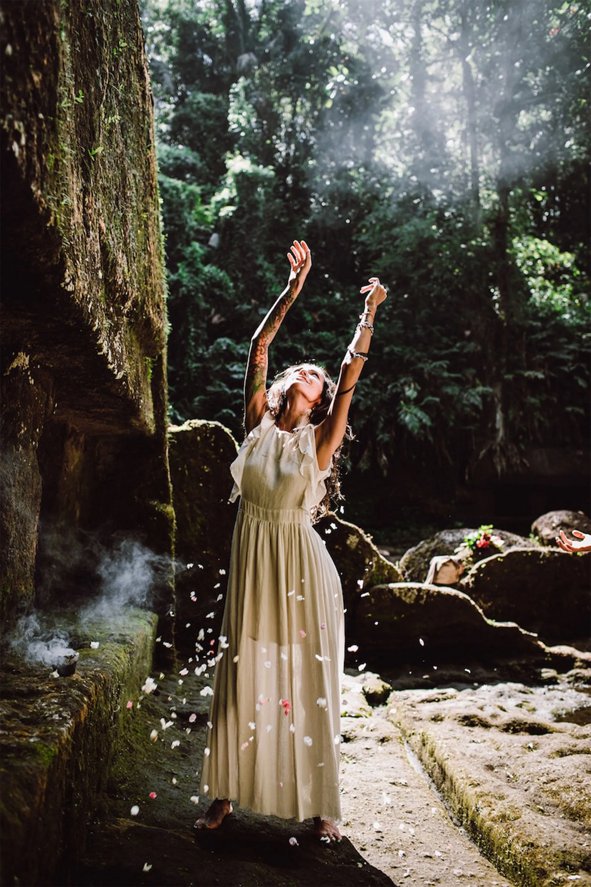 Simple Boho Bohemian Wedding Dress