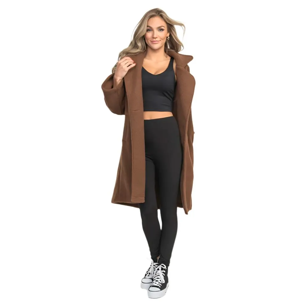 Southern Shirt Women's Long Line Teddy Jacket