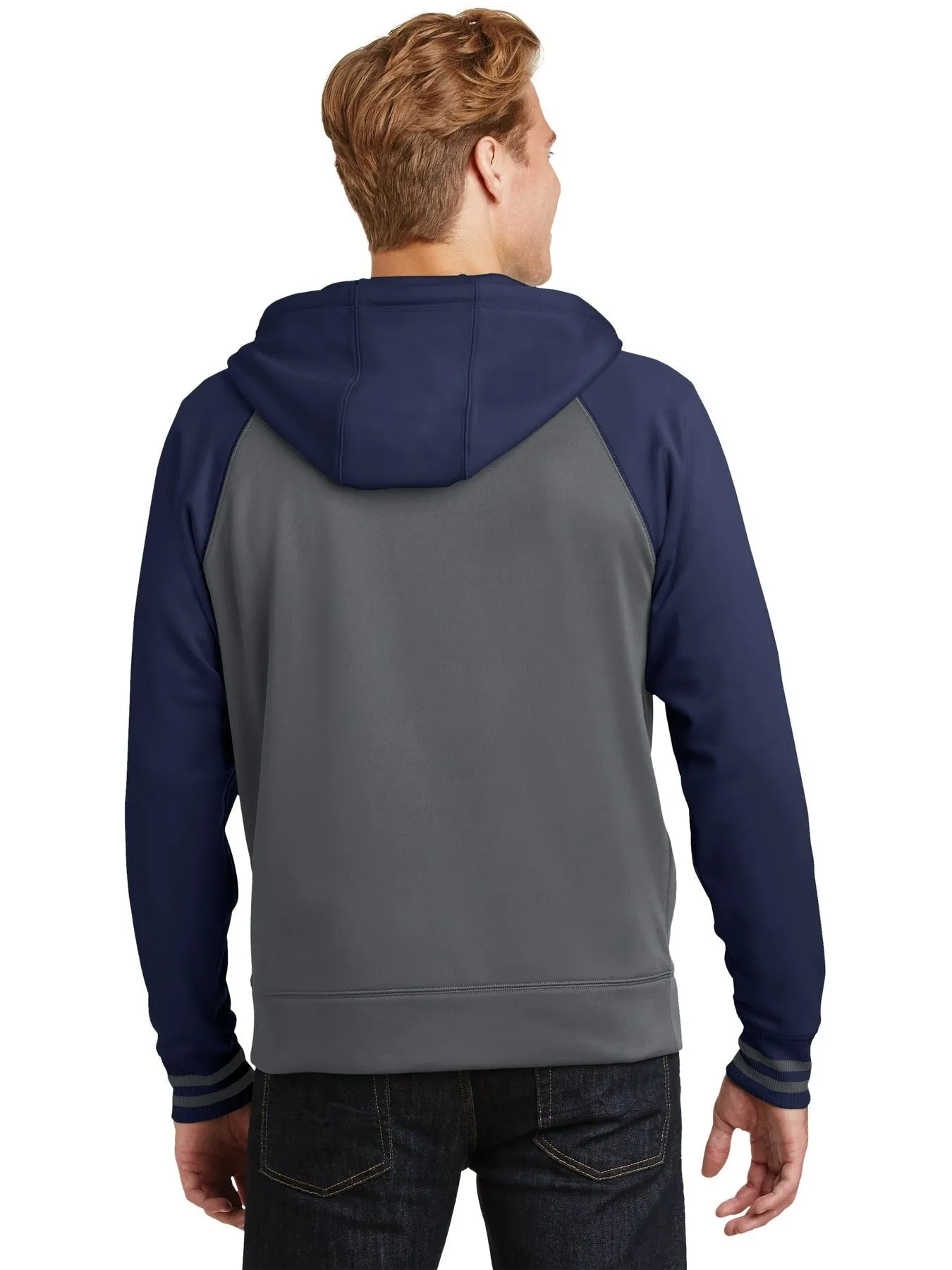 Sport-Tek Sport-Wick Varsity Fleece Full-Zip Hooded Jacket