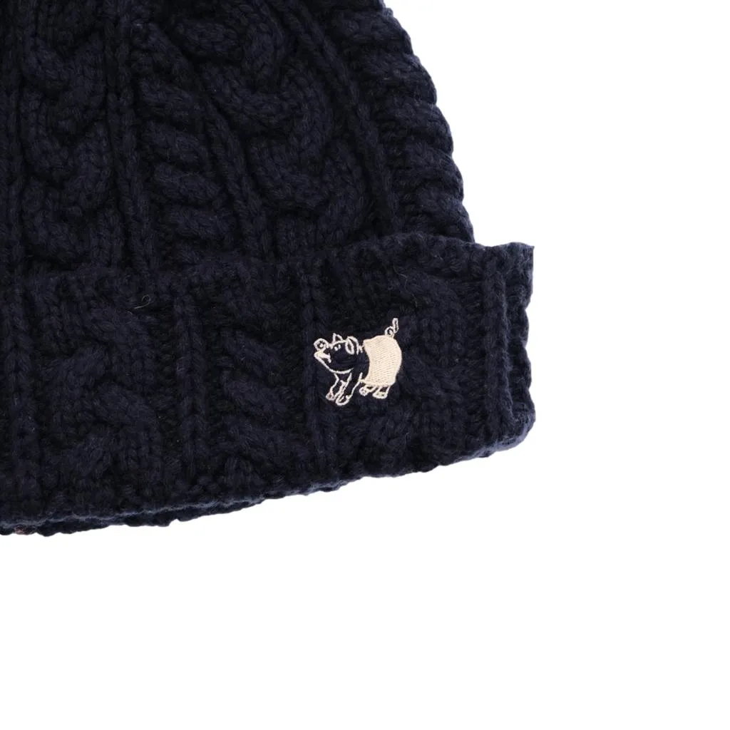 Studio D'Artisan Heavyweight Wool Knit Beanie