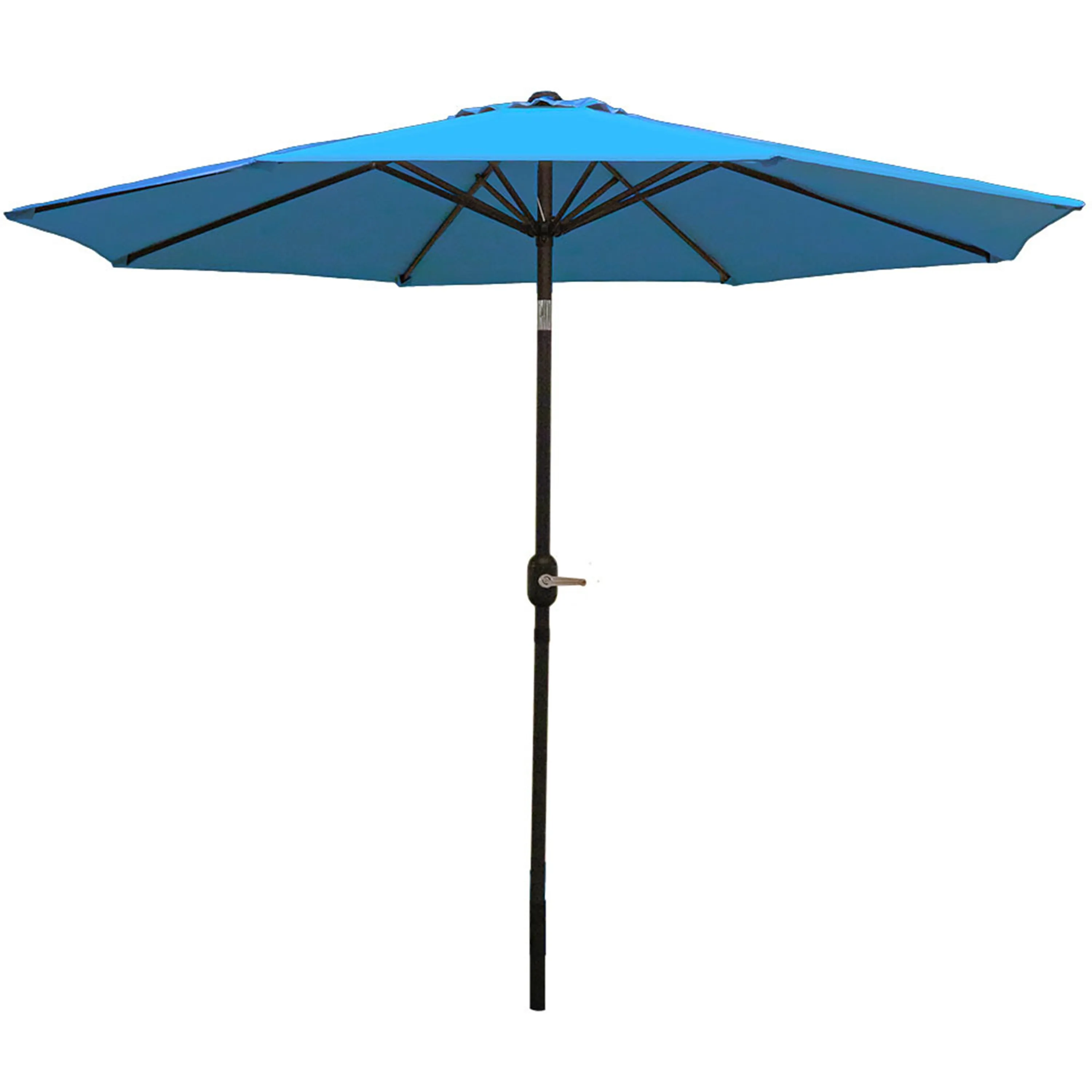 Sunnydaze Aluminum 9' Patio Umbrella with Tilt and Crank