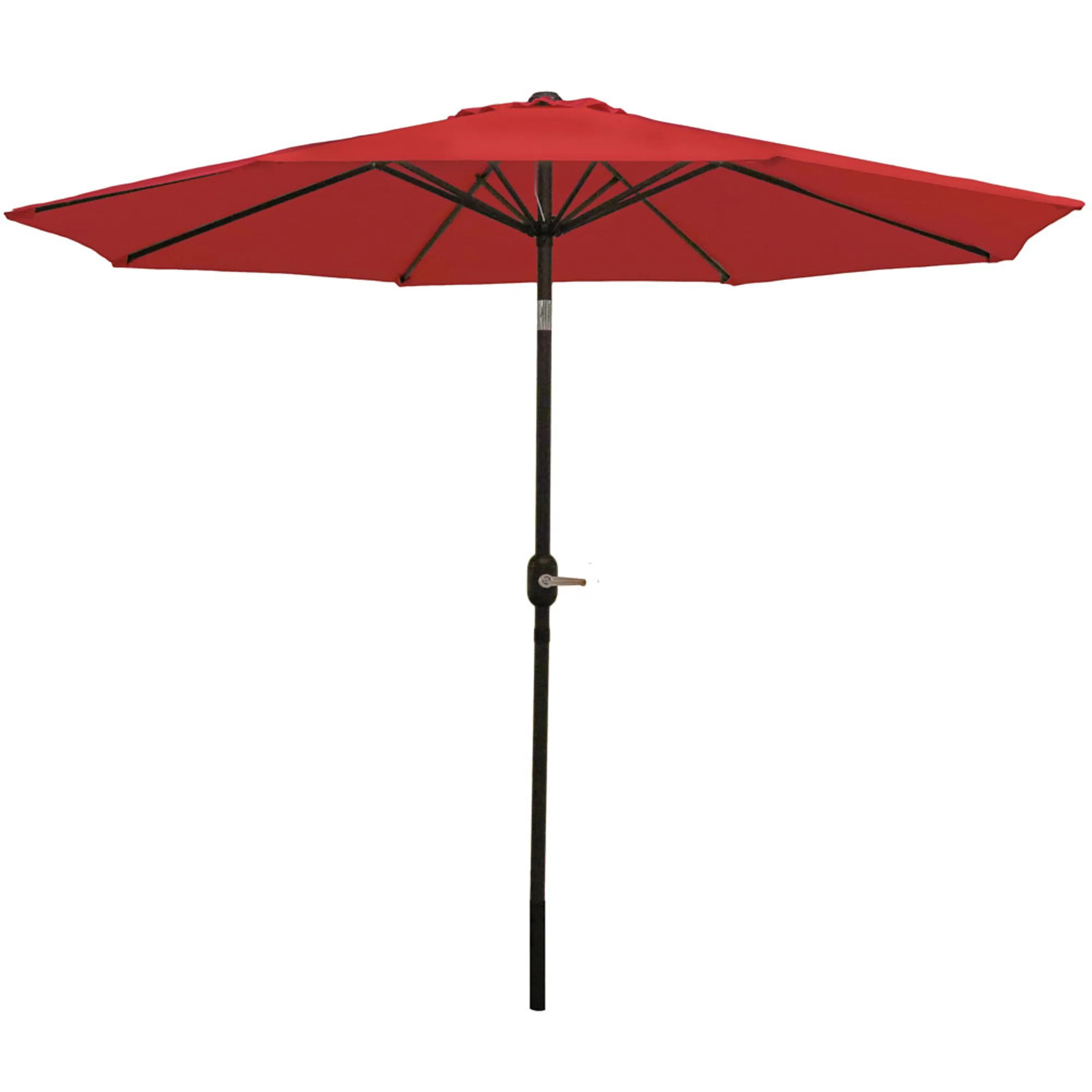 Sunnydaze Aluminum 9' Patio Umbrella with Tilt and Crank