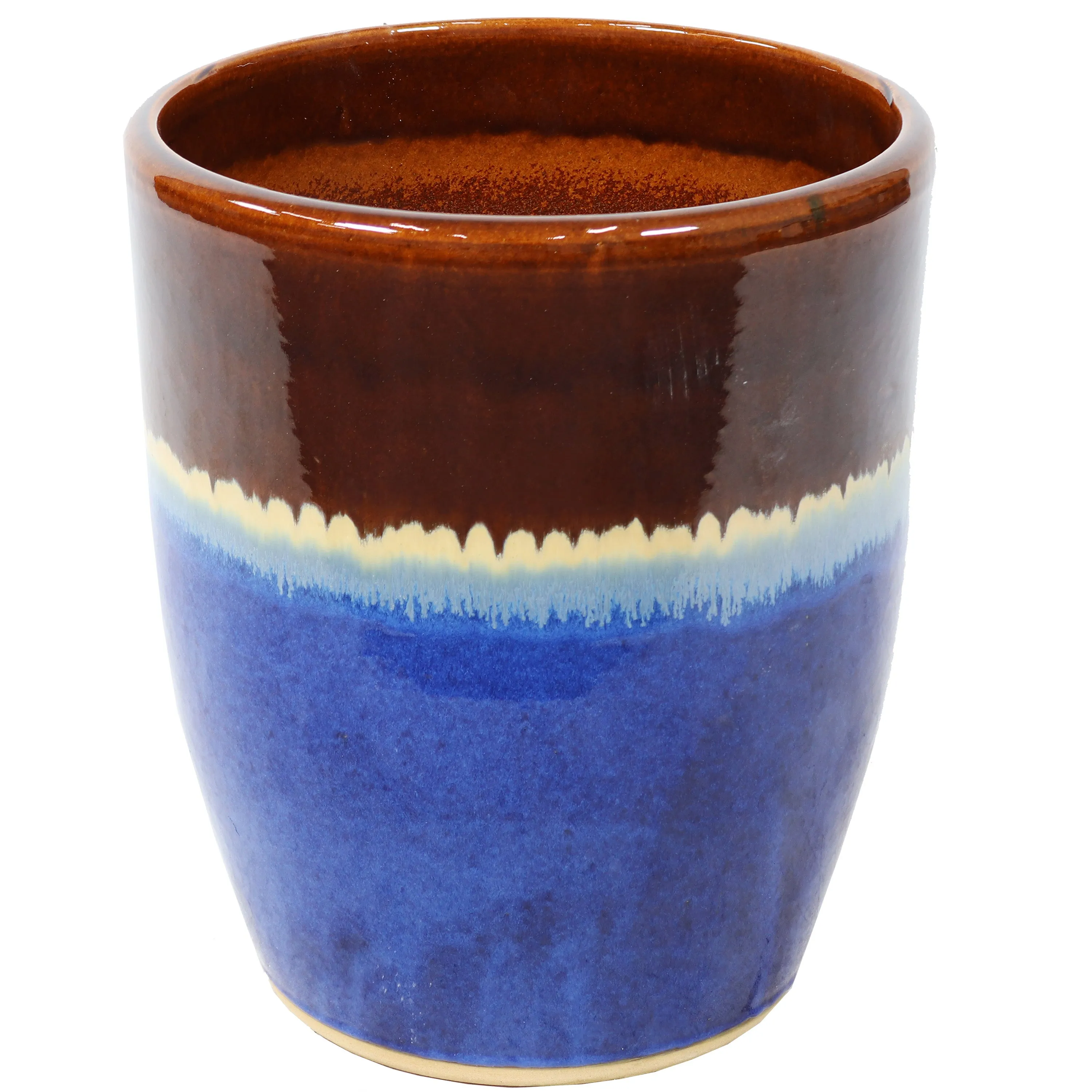 Sunnydaze Captivating Vista Ceramic Planter - 14"