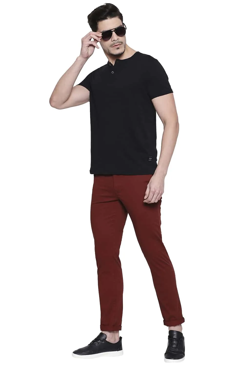 Tapered Fit Dyed Stretch Trouser