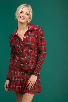 The Gwen Skort - Merry Tartan