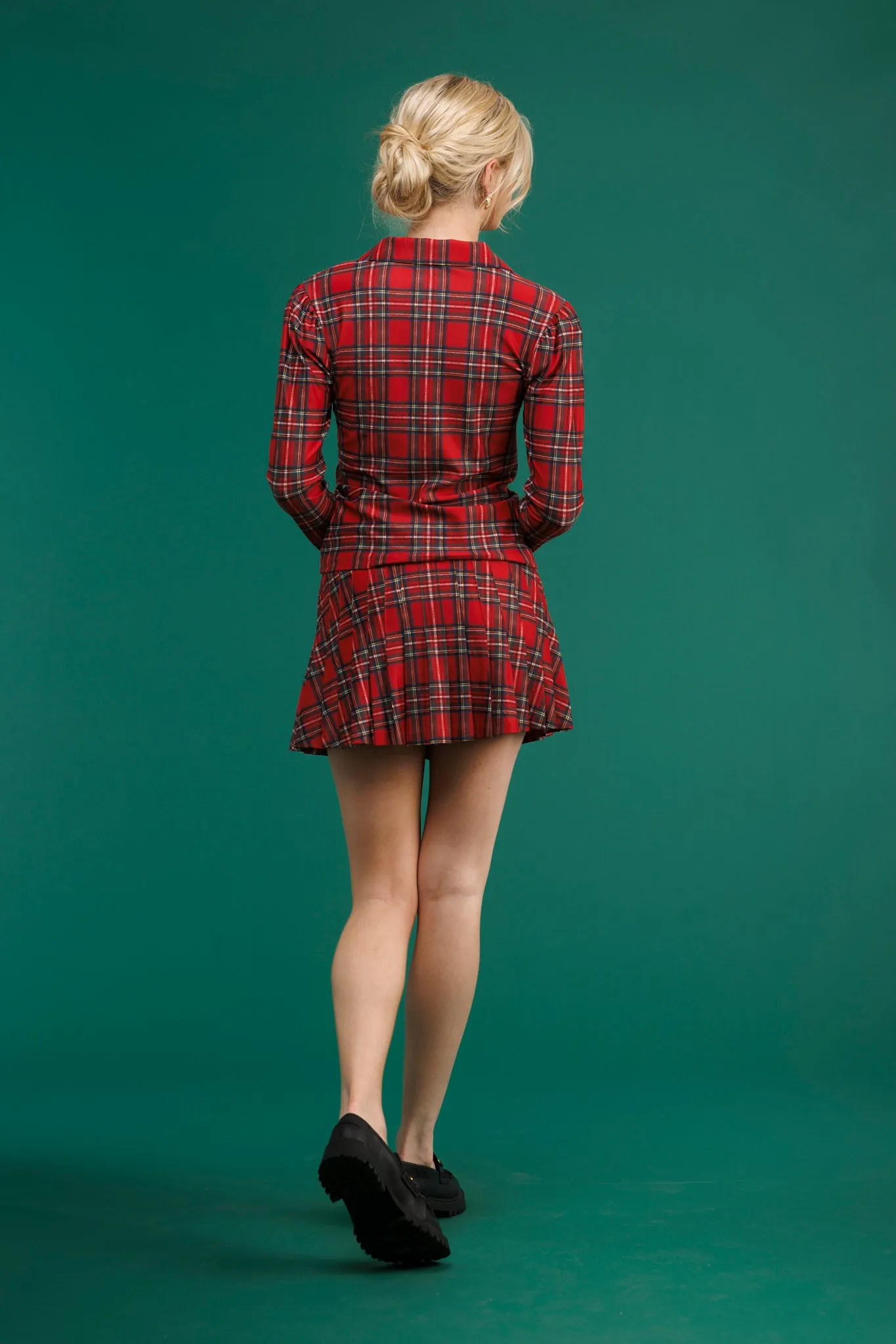 The Gwen Skort - Merry Tartan