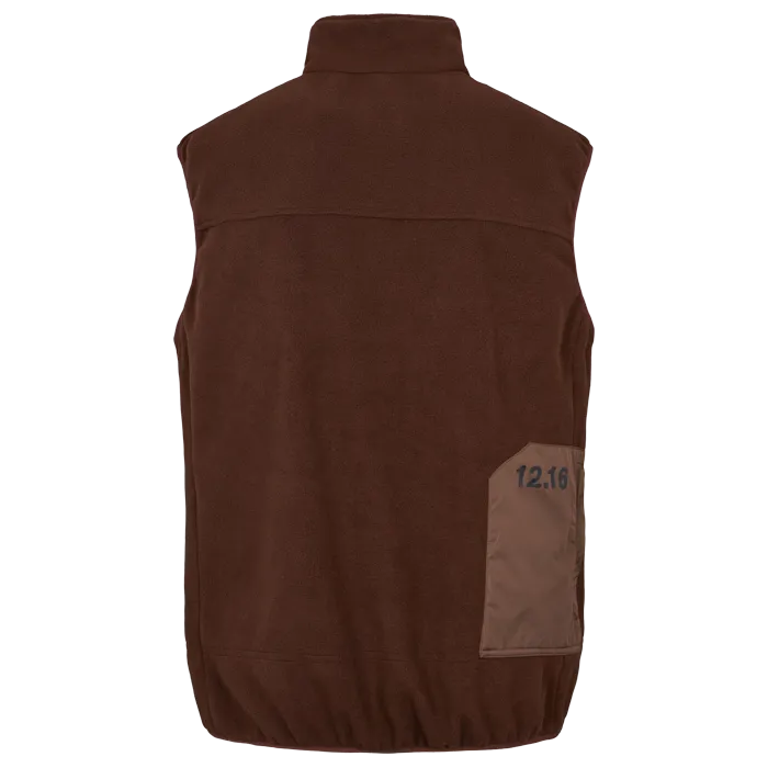 Twelve Sixteen Fleece Gilet Brown