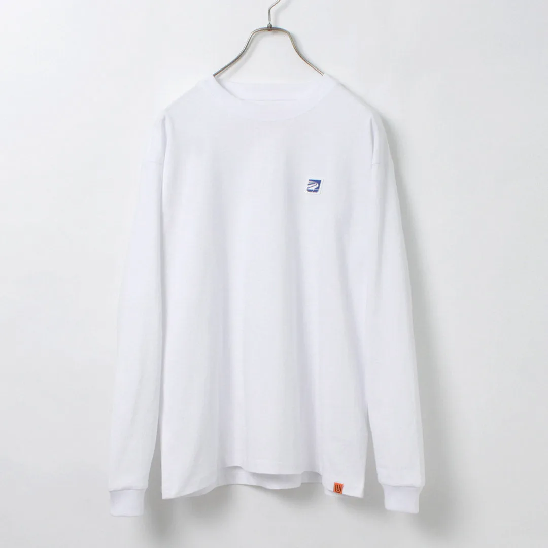 UNIVERSAL OVERALL（ユニバーサルオーバーオール） ポストマン ロゴ ロングスリーブ TEE