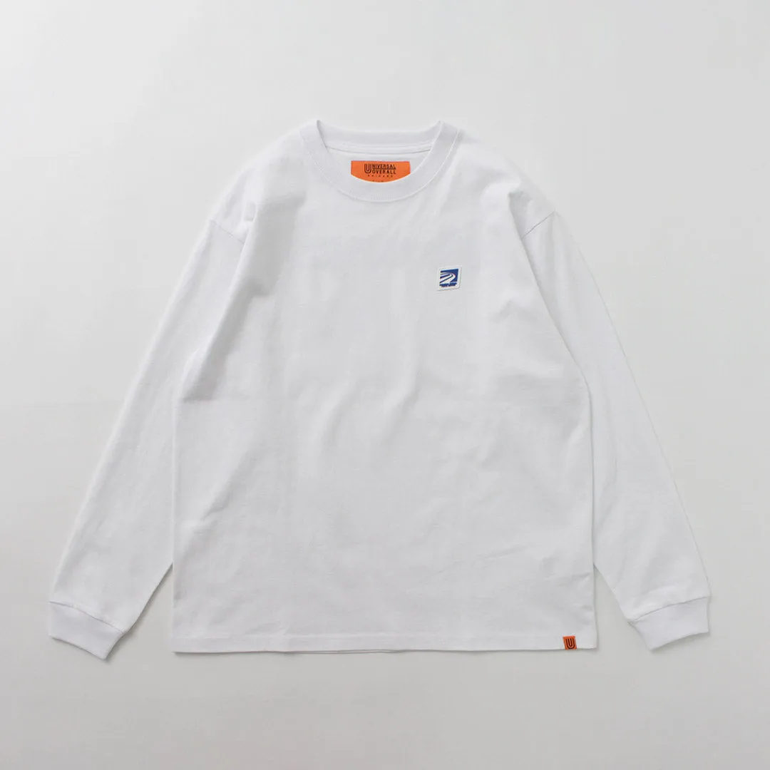 UNIVERSAL OVERALL（ユニバーサルオーバーオール） ポストマン ロゴ ロングスリーブ TEE