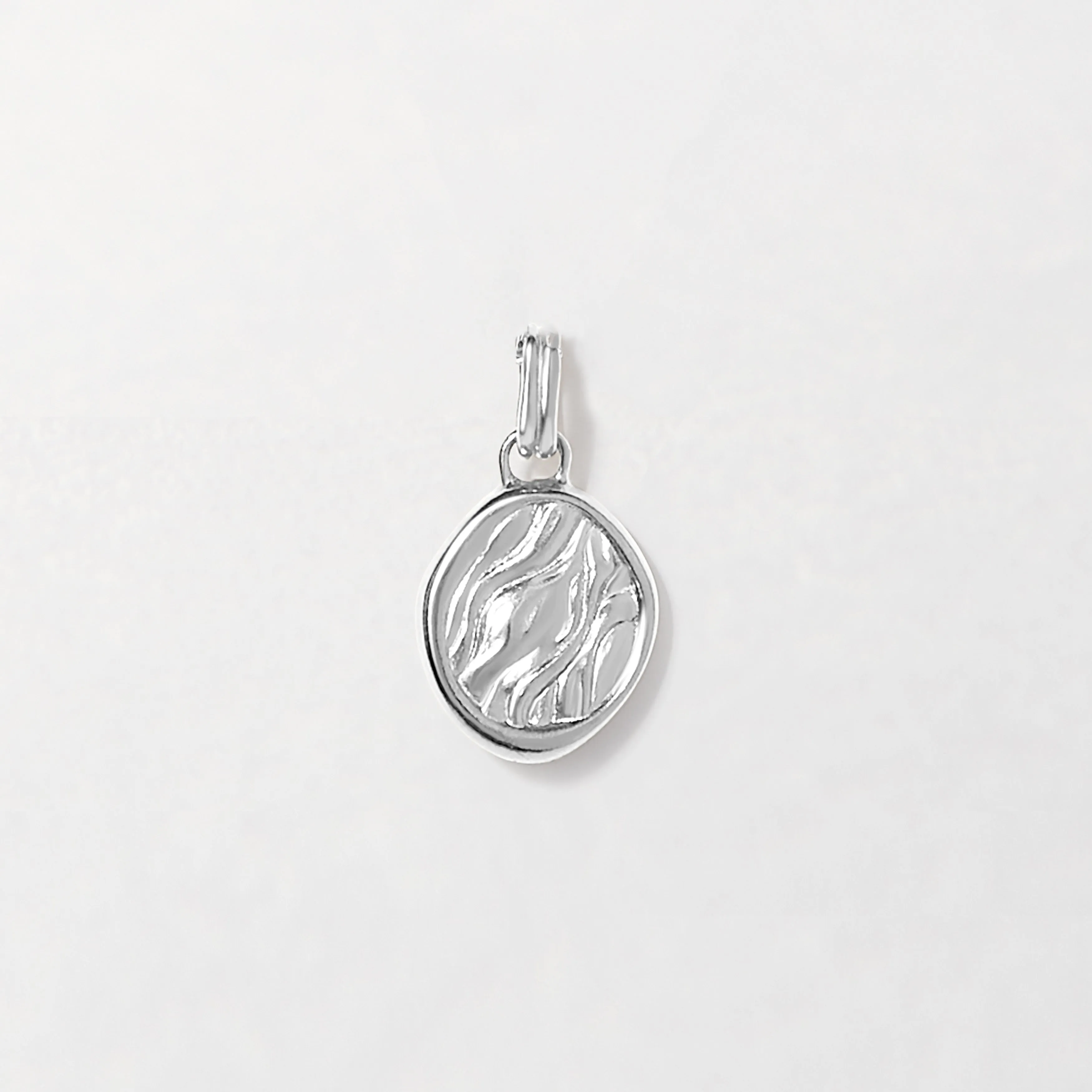 Victoria Coin Pendant - Silver