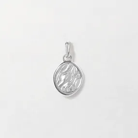 Victoria Coin Pendant - Silver