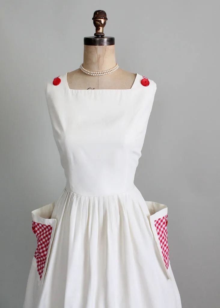 Vintage 1950s Picnic Sundress