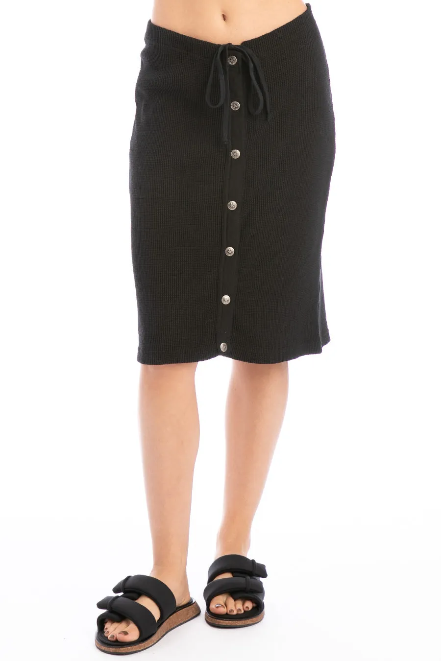 Vintage Thermal Snap Front Skirt