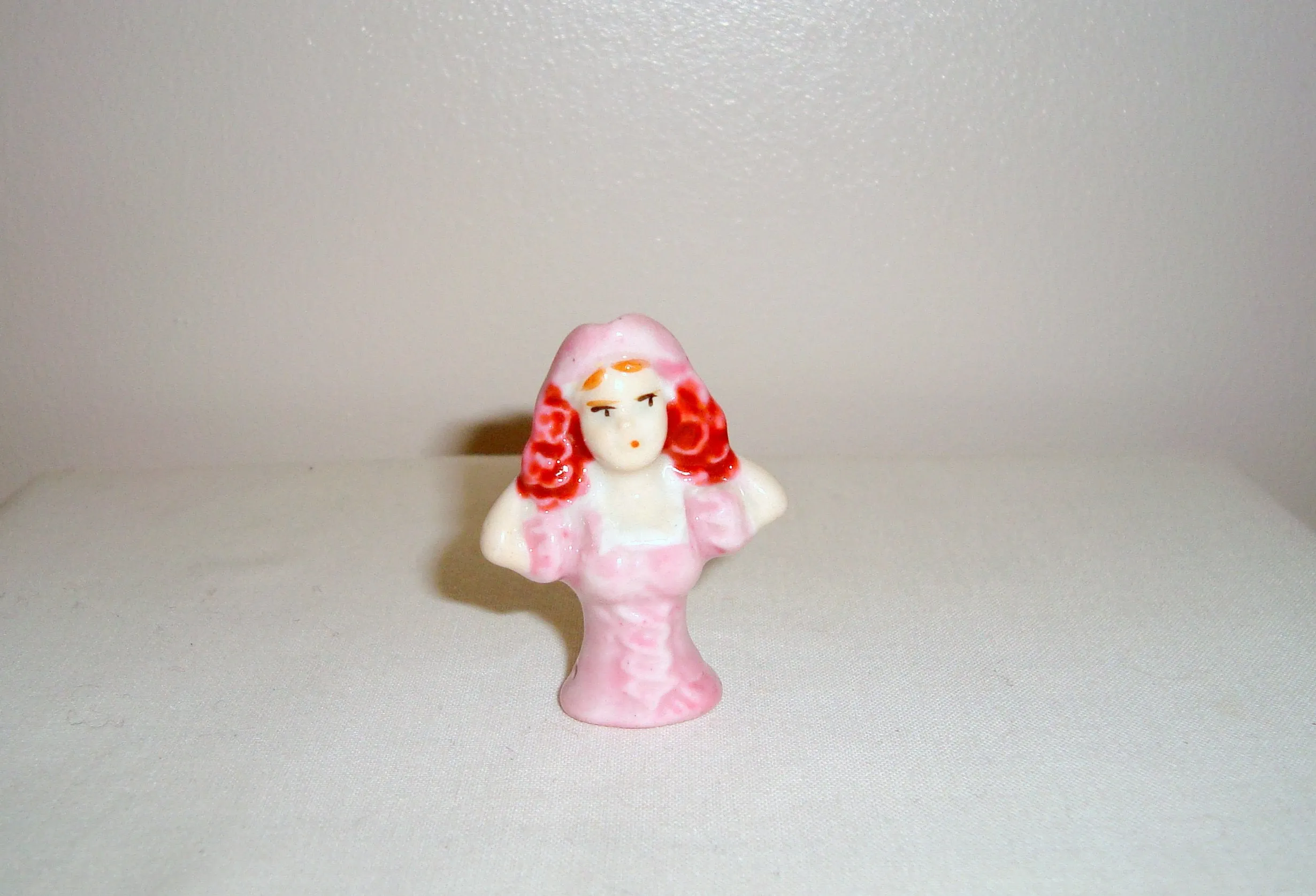 Vintage Tiny Half Doll Pin Cushion Lady