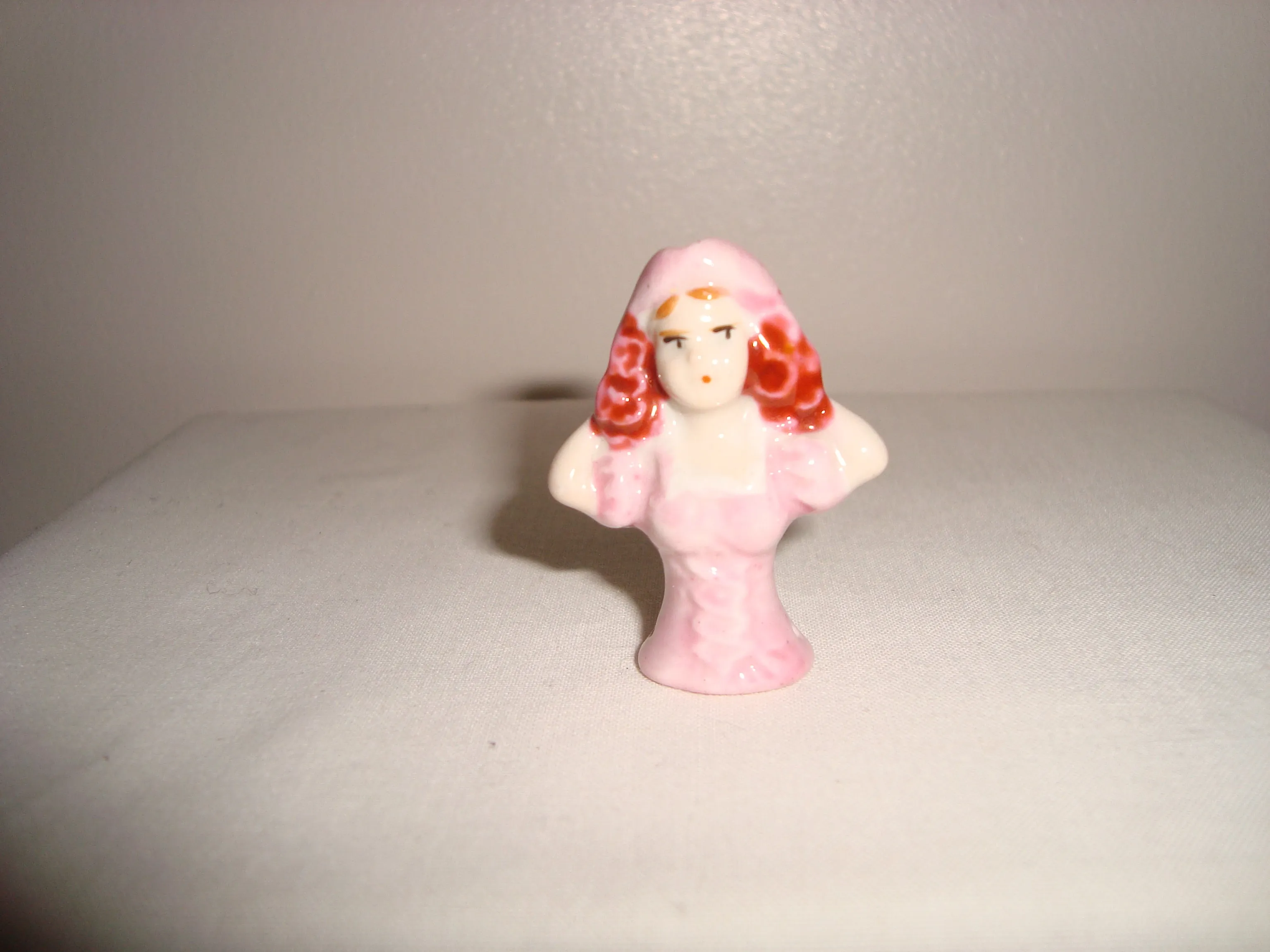 Vintage Tiny Half Doll Pin Cushion Lady