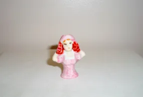 Vintage Tiny Half Doll Pin Cushion Lady