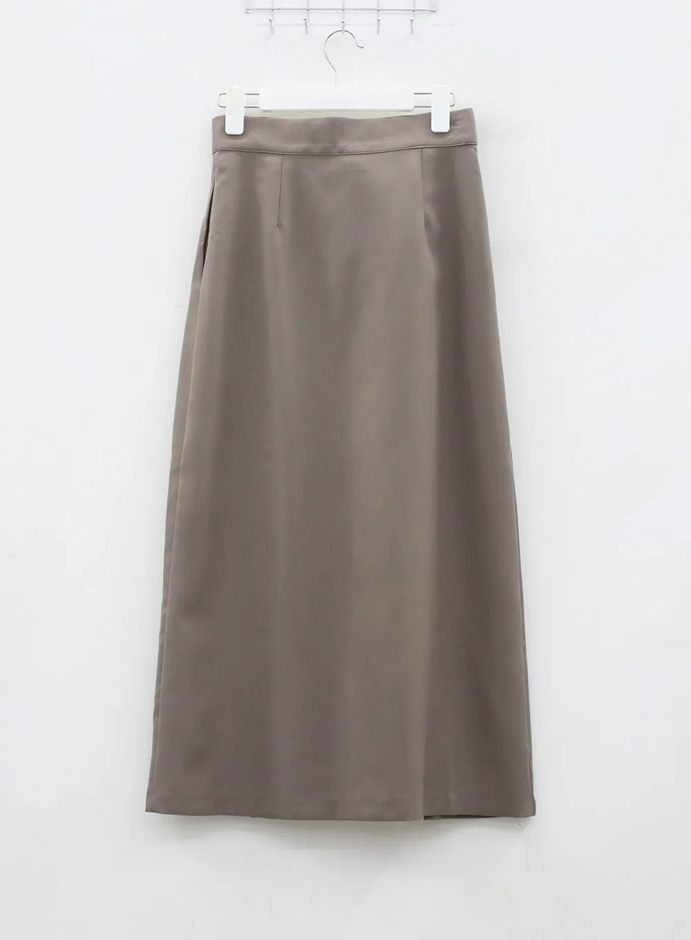 Waist Tie Pleated Maxi Skirt OJ318