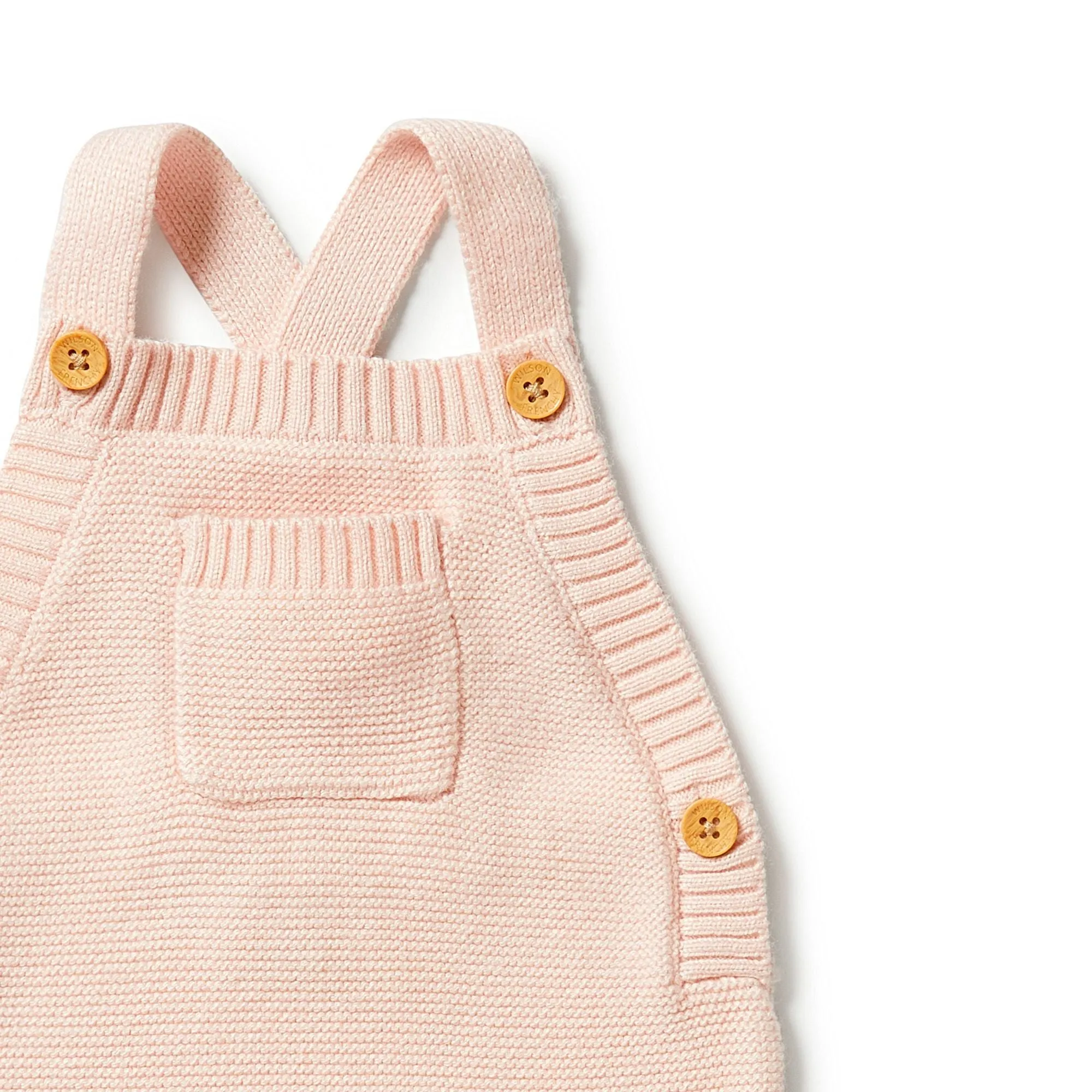 Wilson & Frenchy Knitted Overall - Blush