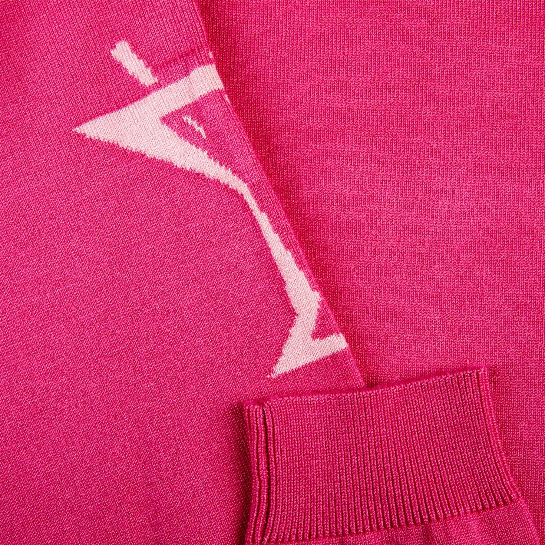 Womens Martini Crew Neck Sweater Hot Pink - SS24